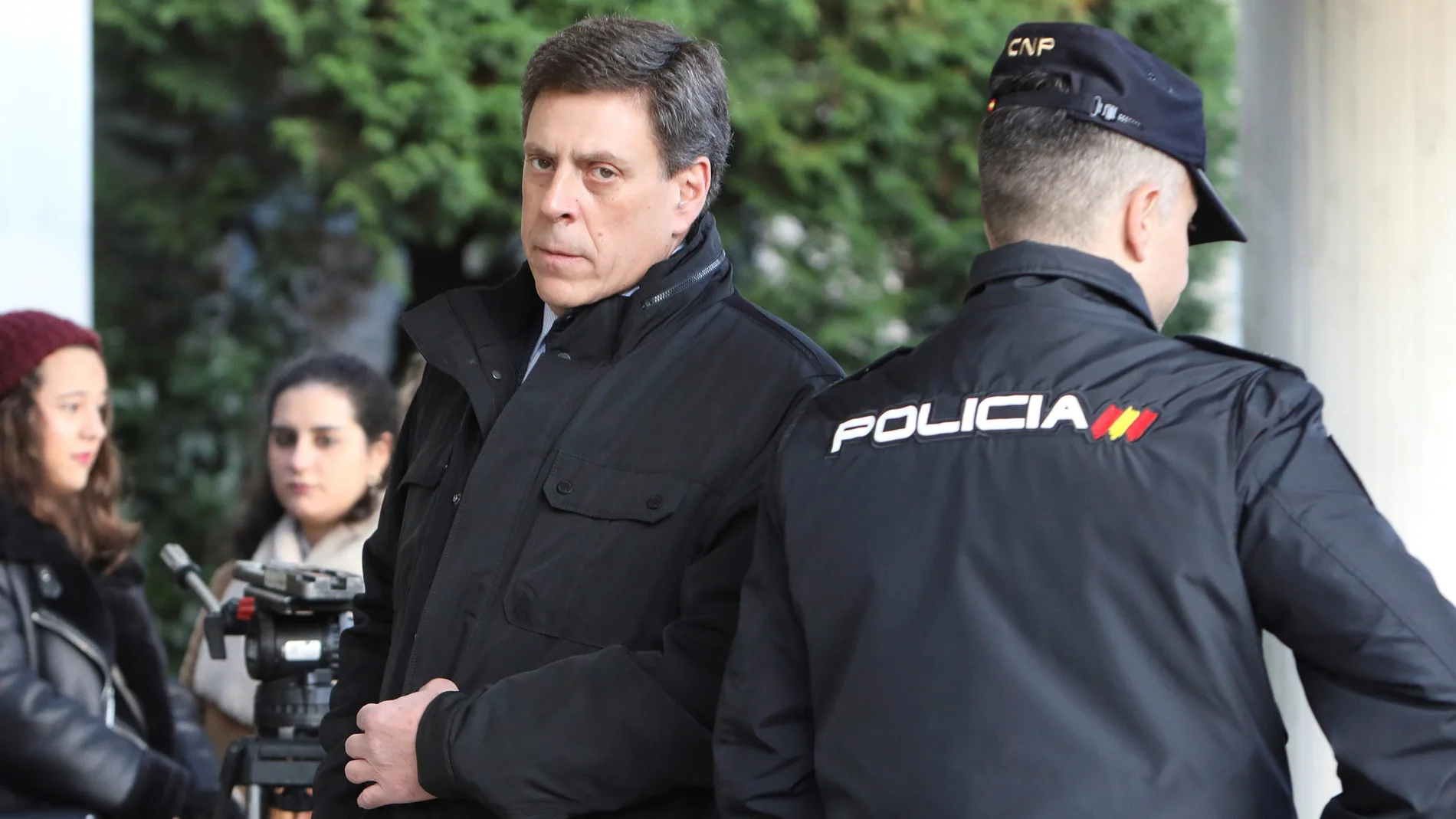 El padre de Diana Quer, Juan Carlos Quer, durante el juicio por el asesinato de su hija Diana, el pasado noviembre.