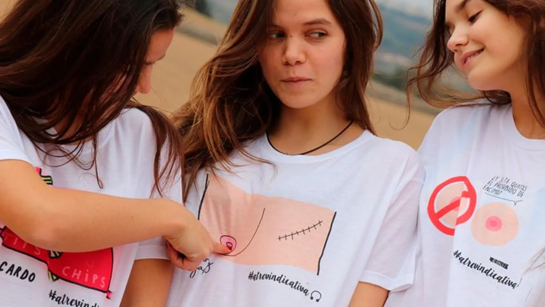Las camisetas de Atrevindicativa se suman al movimiento feminista y denuncian la censura que existe en Facebook e Instagram
