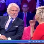 Terelu y Bigote Arrocet durante la entrevista