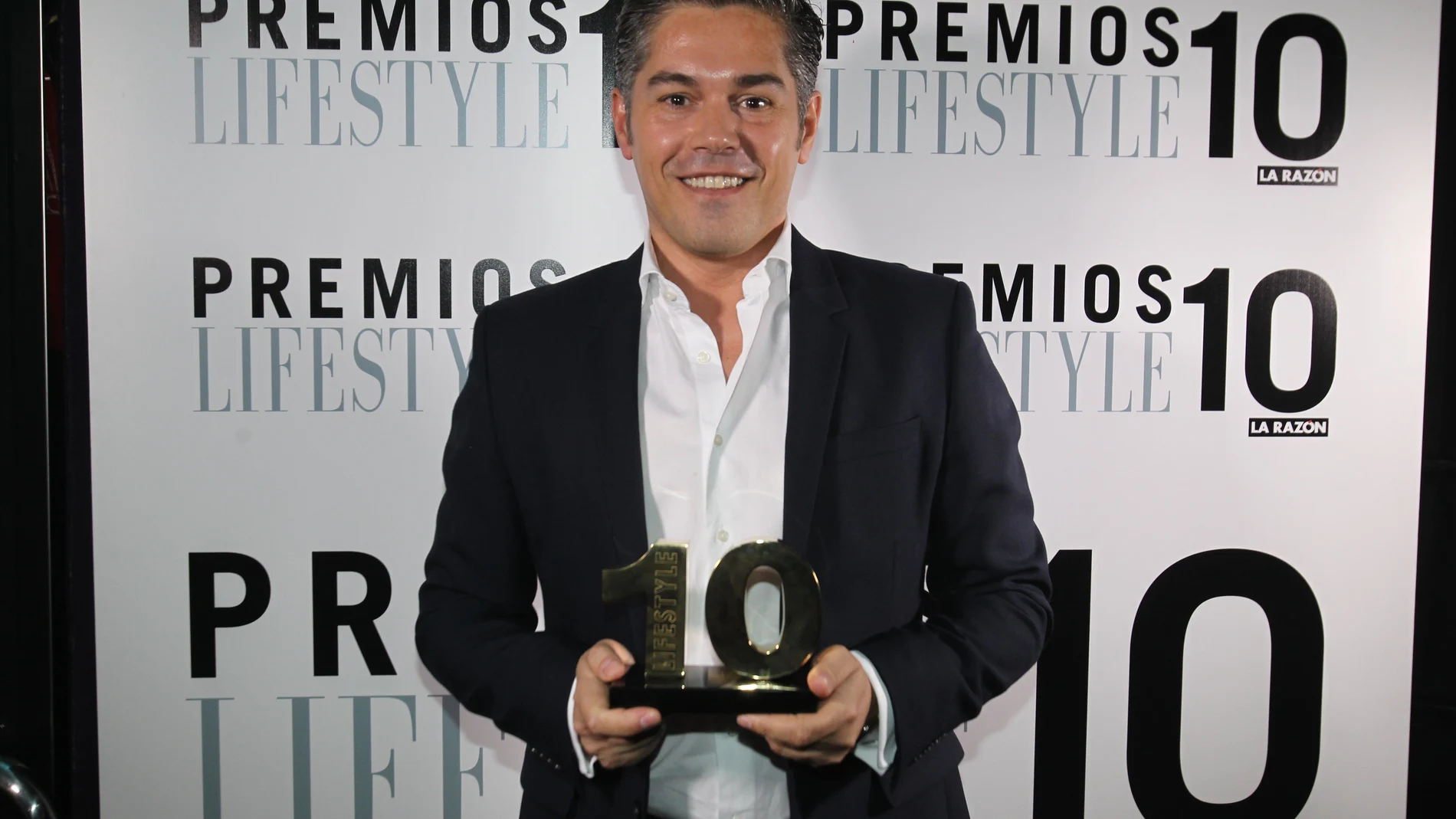 El diseñador Jorge Vázquez, en la décima edición de los Premios Lifestyle
