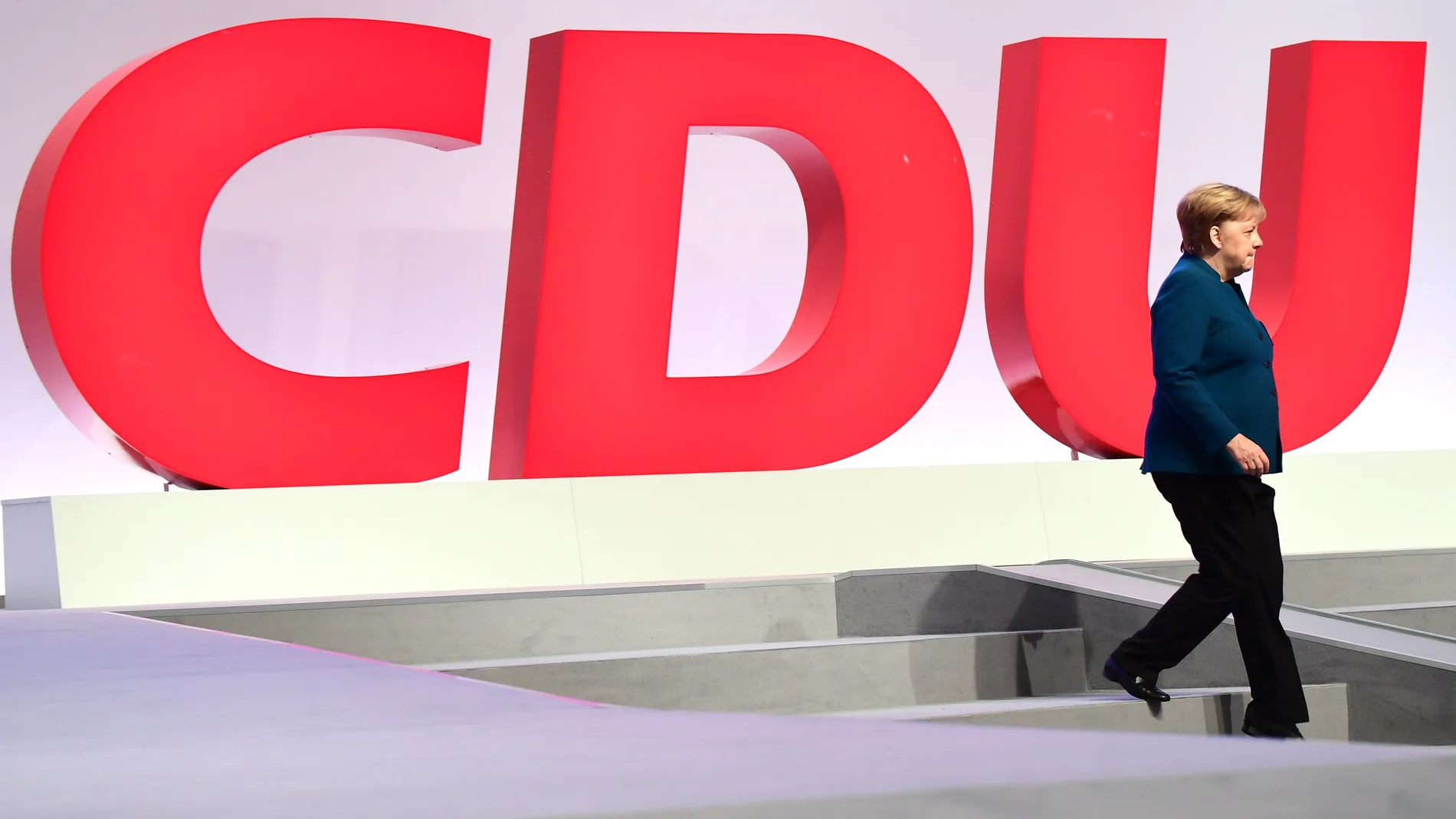 Congreso de su partido la Unión Cristianodemócrata (CDU)