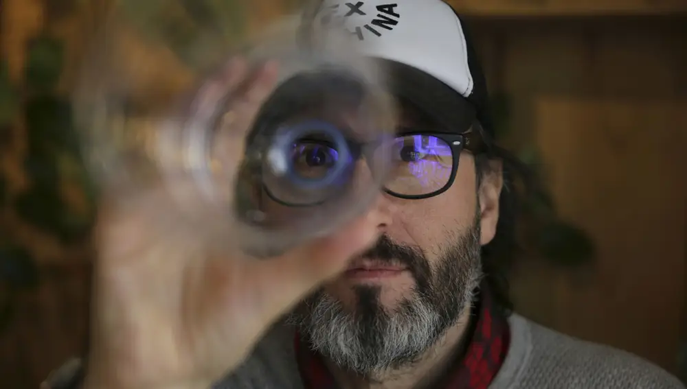 Adán Aliaga, director de "el cuarto reino, el reino de los plásticos".@ Cipriano Pastrano.