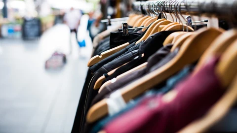 Ropa en tienda