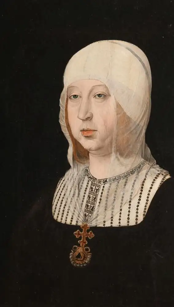 Isabel la Católica, retratatada por Juan de Flandes
