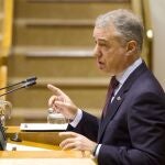 El lendakari, Iñigo Urkullu en el Parlamento de Vitoria.