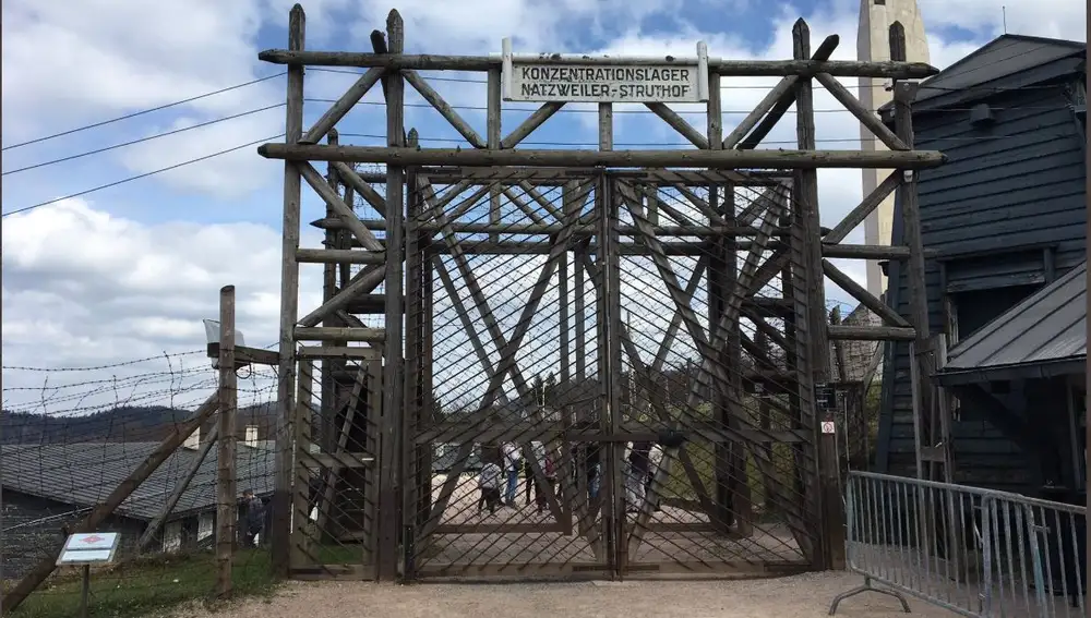Entrada al campo de concentración Natzweiler-Struthof