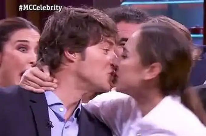 El beso de Tamara Falcó a Jordi Cruz tras ganar Masterchef Celebrity 4