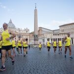Los "atletas del Papa" entrenando en el Vaticano