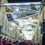 Encendido del alumbrado navideño en Huelva. AYUNTAMIENTO DE HUELVA