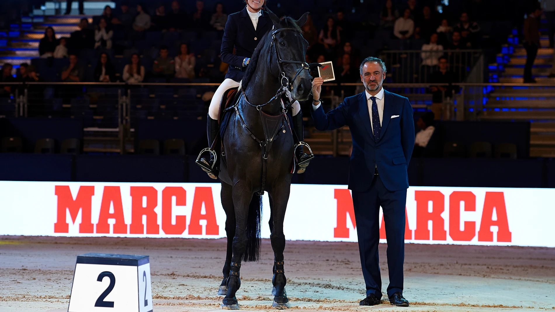 Daniel Entrecanales en la Madrid Horse Week 2018.