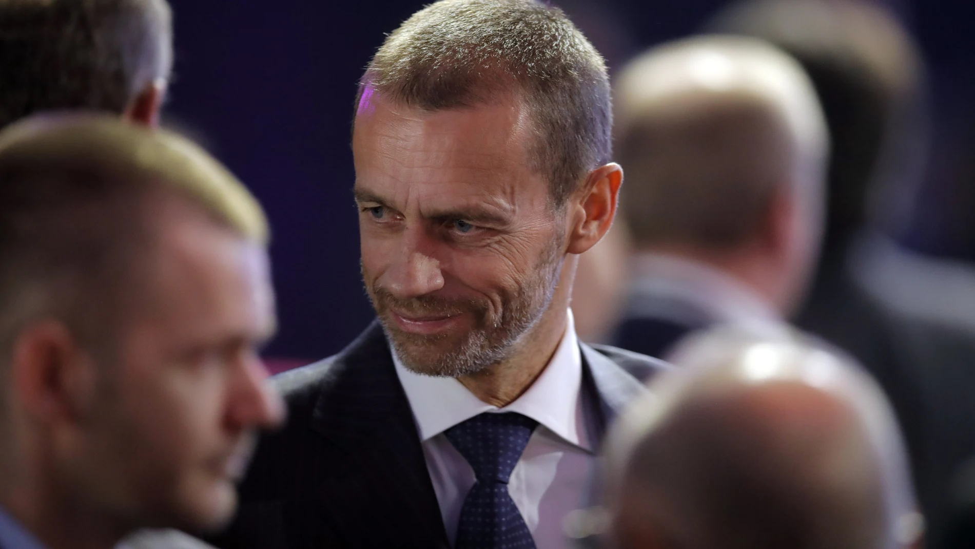 Aleksander Ceferin, el presidente de la UEFA, en la gala del Balón de Oro