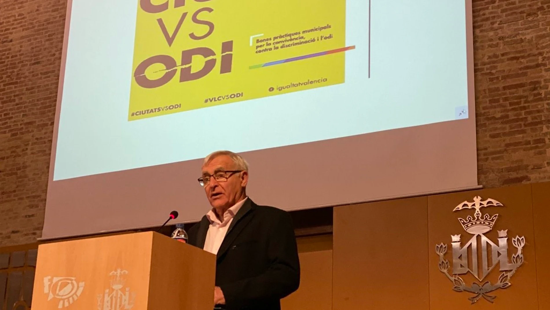 Valencia.- Ribó anuncia un plan de convivencia y una oficina de no discriminación para un "futuro esperanzador" en DDHH