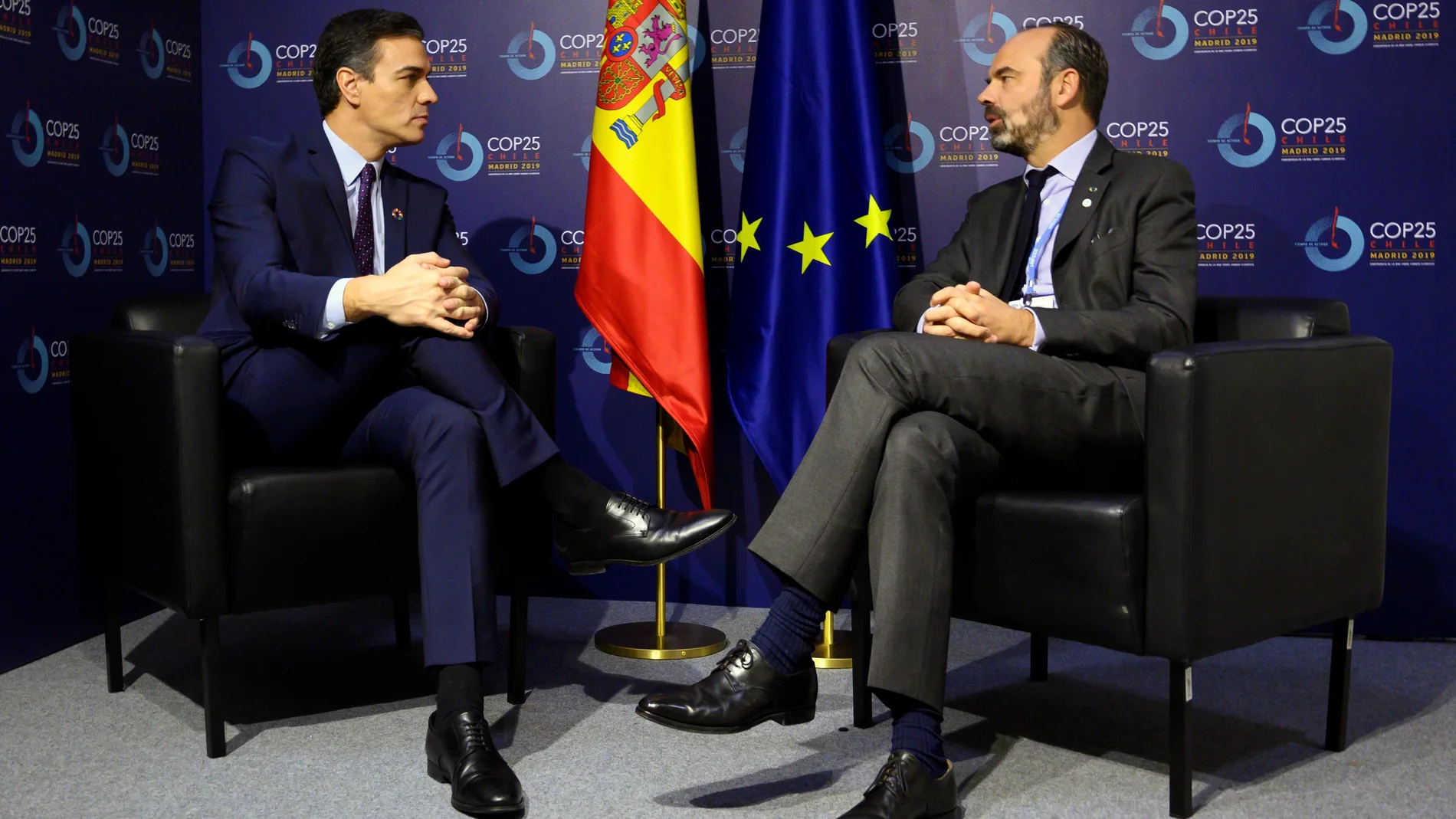 Pedro Sánchez se reúne con primer ministro francés