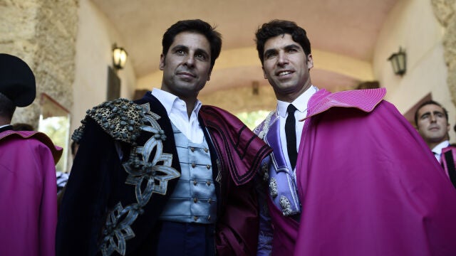 Los toreros Francisco y Cayetano Rivera Ordóñez durante la 61 edición de la corrida Goyesca de Ronda perteneciente a la Feria de Pedro Romero 201702/09/2017