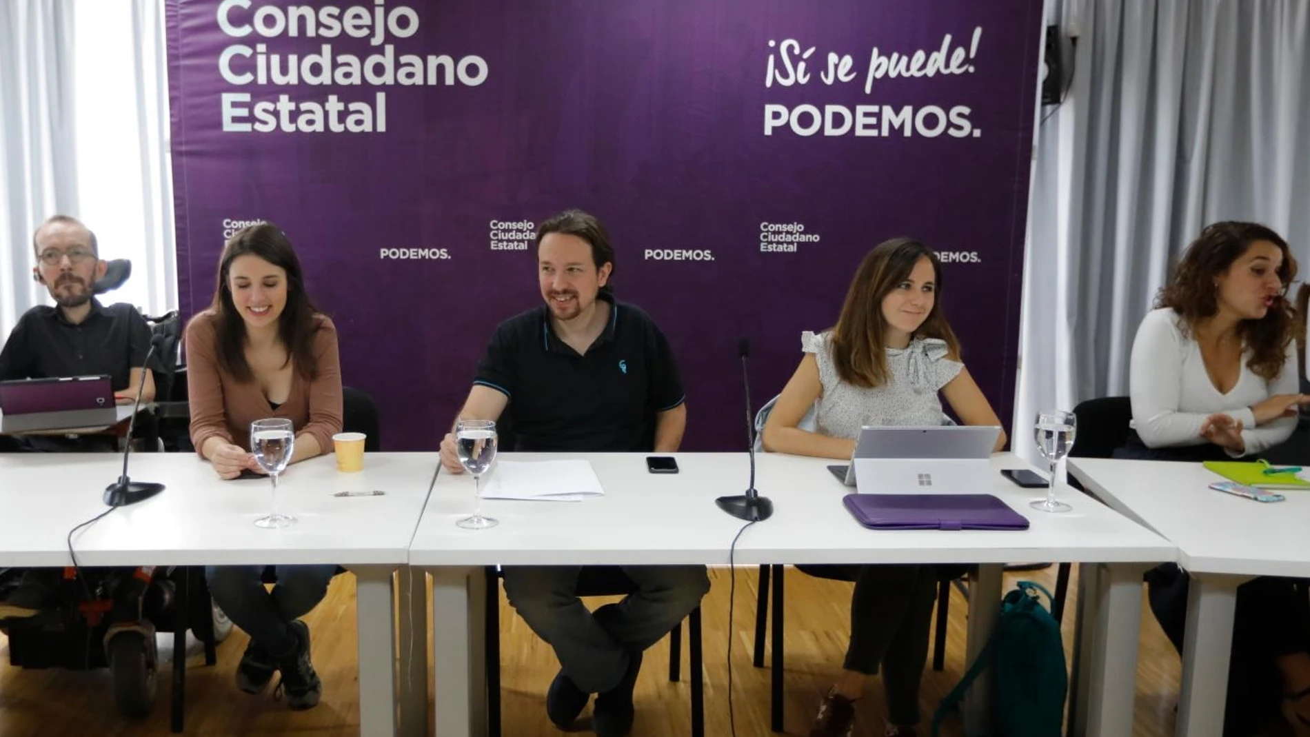 Reunión del Consejo Ciudadano Estatal de Podemos el pasado mes de octubre. Efe