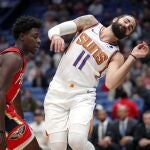Ricky Rubio fue decisivo en la victoria de los Suns ante los Pelicans