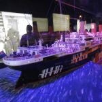 Recreación del Titanic que se puede ver en «Titanic Exhibition»
