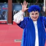 Lucía Bosé a su llegada a la presentación del libro ''Lucía Bosé'. Una biografia'', durante el Festival de Roma de 2019. Foto: EFE/EPA/ETTORE FERRARI