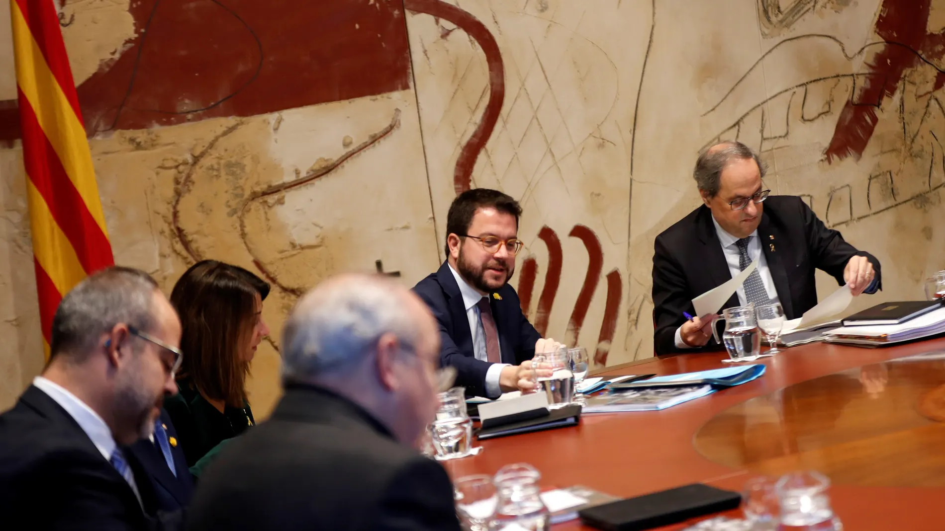Reunión semanal del gobierno catalán
