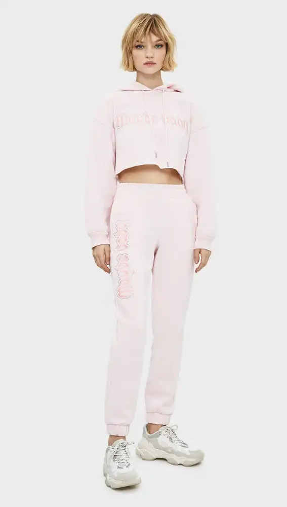 Chándal rosa de Bershka