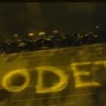 Captura de la pintada del CDR ante la sede de ERCTWITTER10/12/2019