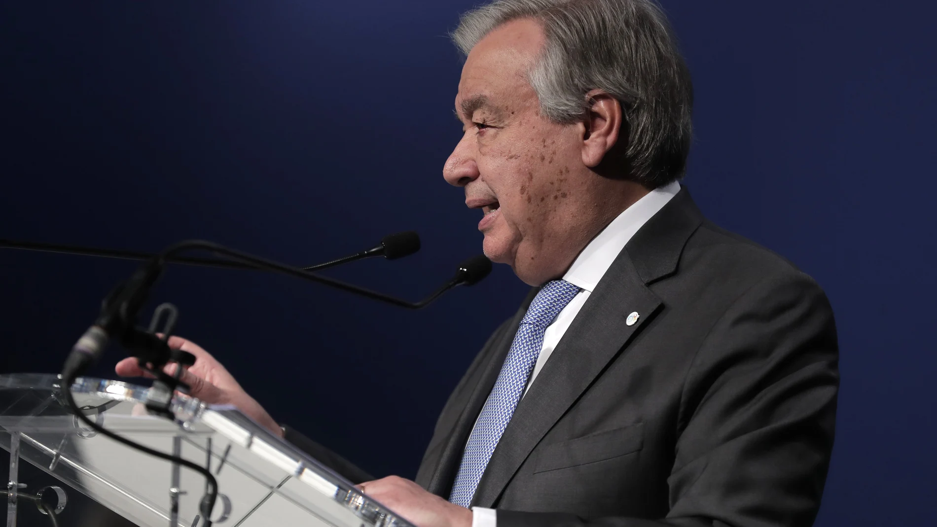 António Guterres, Secretario General de la ONU, jueves 12 de diciembre.