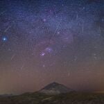 Lluvia de las Gemínidas desde el Observatorio del Teide