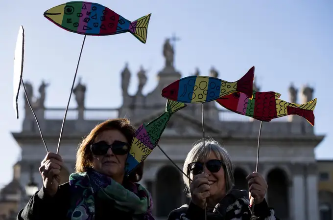 Las “sardinas” toman Roma contra Salvini