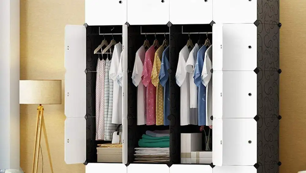 Armario organizador de ropa con cajones