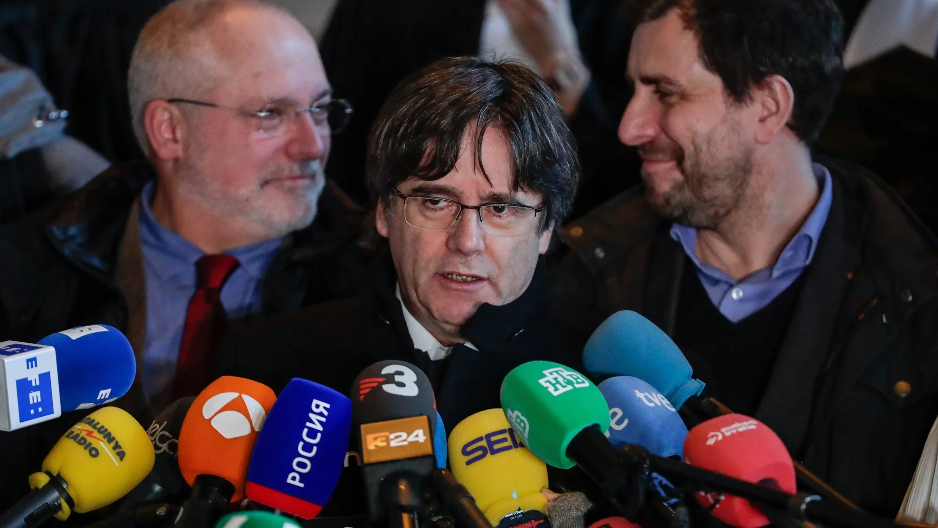 Carles Puigdemont hearing at Justice Court in Brussels