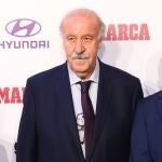 El exentrenador de la selección española Vicente Del Bosque en una entrega de premios Marca