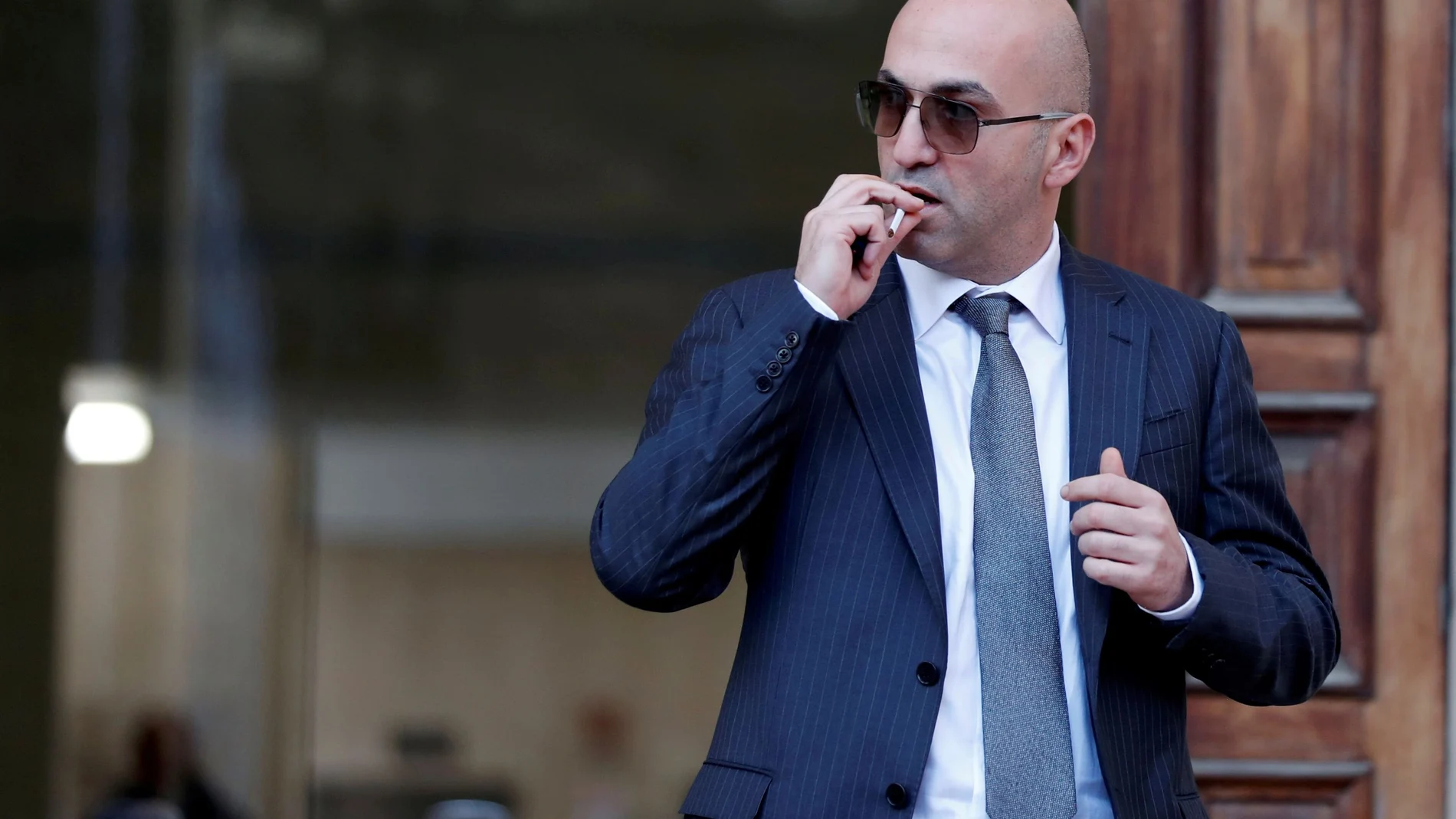 FILE PHOTO: Maltese businessman Yorgen Fenech, who was arrested in connection with an investigation into the murder of journalist Daphne Caruana Galizia, leaves the Courts of Justice in Valletta