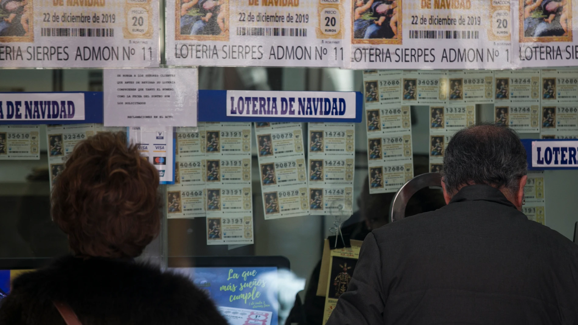 Ventas de Lotería de Navidad 2019 en Sevilla