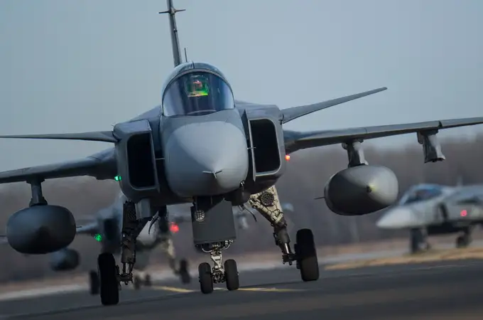 Suecia, dispuesta a enviar sus cazas Gripen a Ucrania