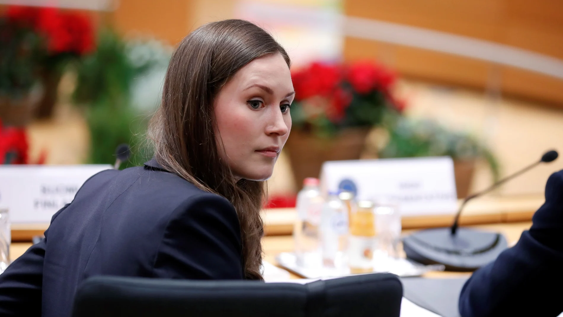 La primera ministra finlandesa, Sanna Marin, se estrenó el pasado jueves en el Consejo Europeo celebrado en Bruselas.