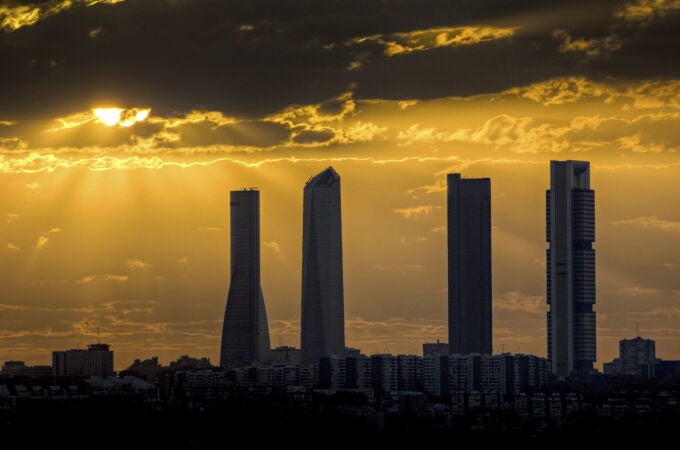 Cuatro Torres Business Area de Madrid, una de las zonas emblemáticas de la capital de España