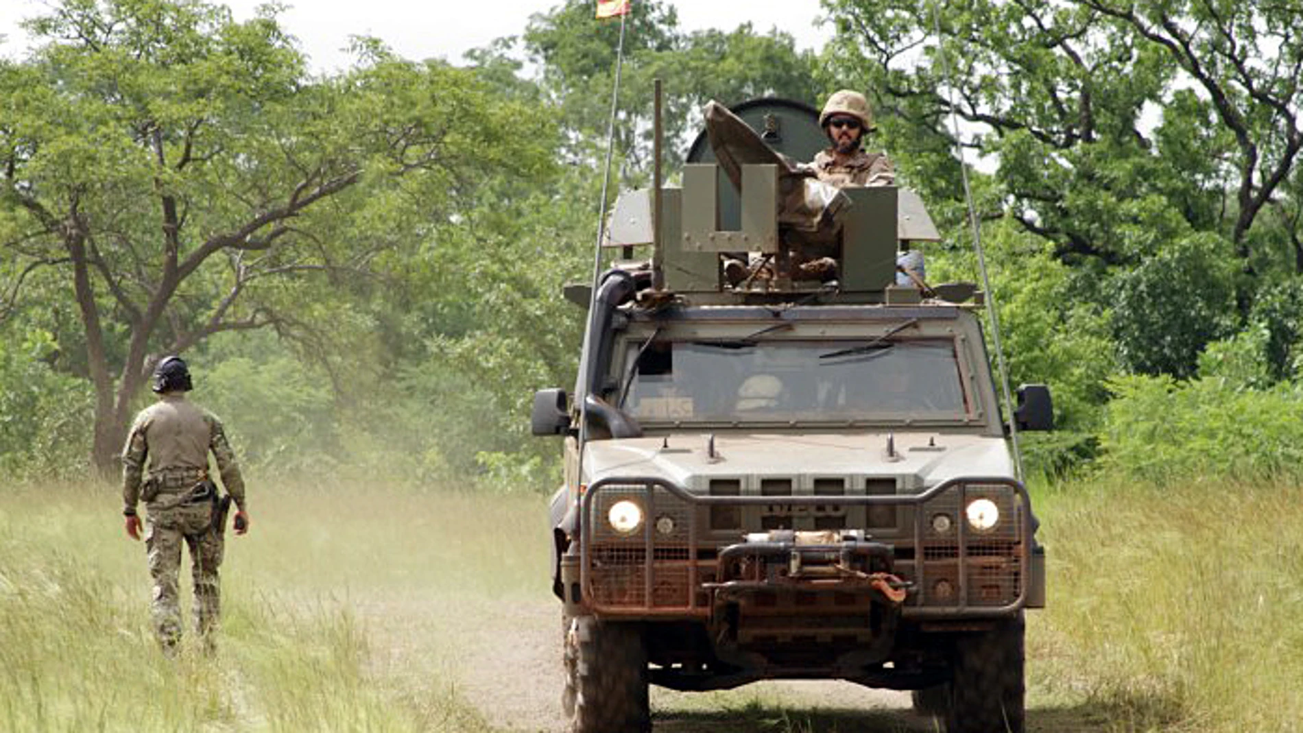 Vehículo Línce desplegado en Mali en la operación EUTM.