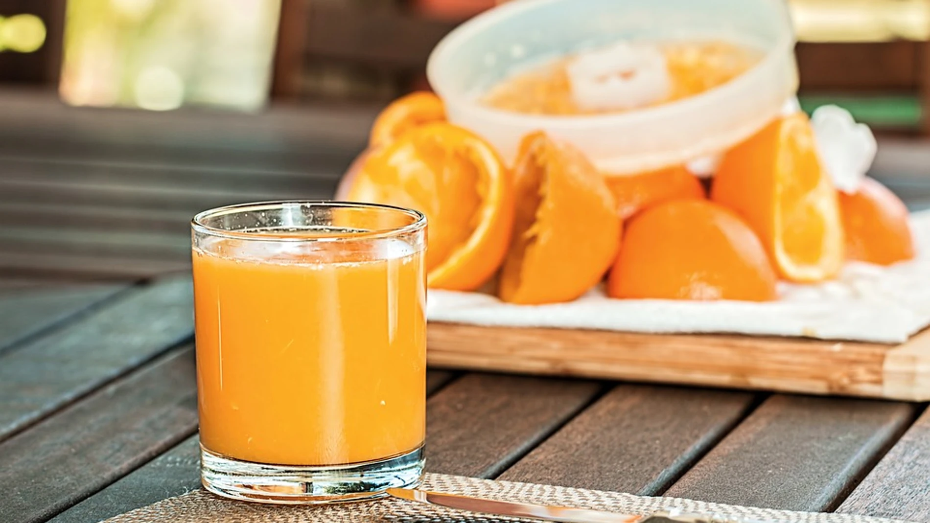 Zumo de naranja, fuente de vitamina C