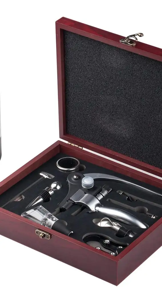 Set de 9 piezas para botellas de vino