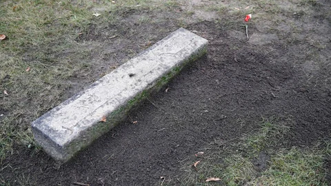 Tumba profanada de Reinahrd Heydrich
