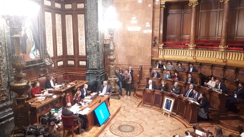 El pleno del Ayuntamiento de Barcelona del 20 de diciembre.EUROPA PRESS20/12/2019