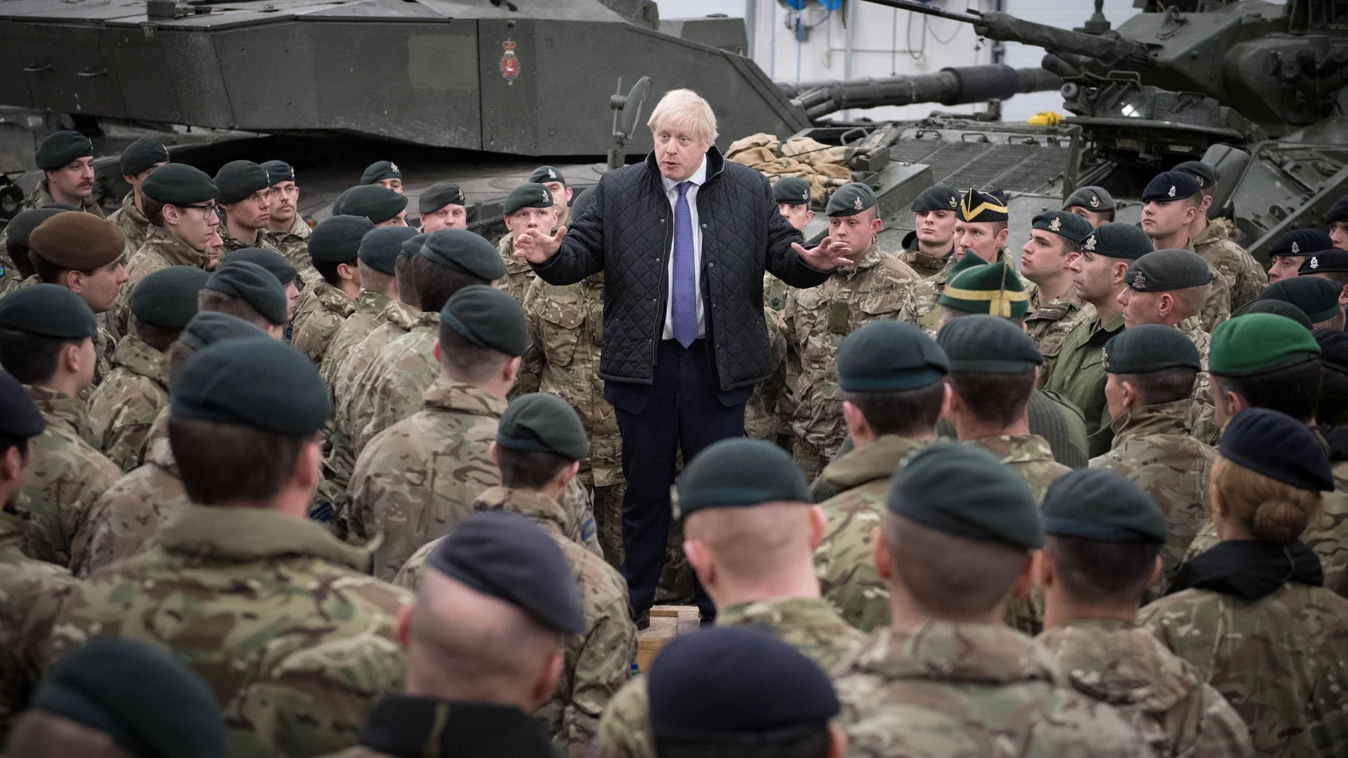 Britain's Prime Minister Boris Johnson visits Estonia