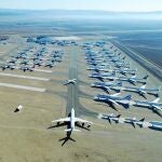 Las instalaciones del aeródromo de Teruel albergan el mayor centro de mantenimiento, almacenaje y reciclado de aeronaves de Europa