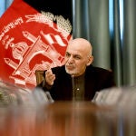 Ashraf Ghani, presidente afgano, celebró su victoria electoral