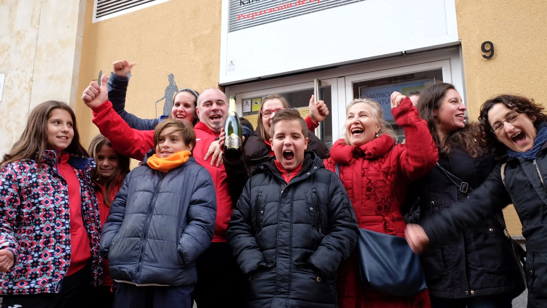 La Escuela de Judo de Salamanca celebra El Gordo