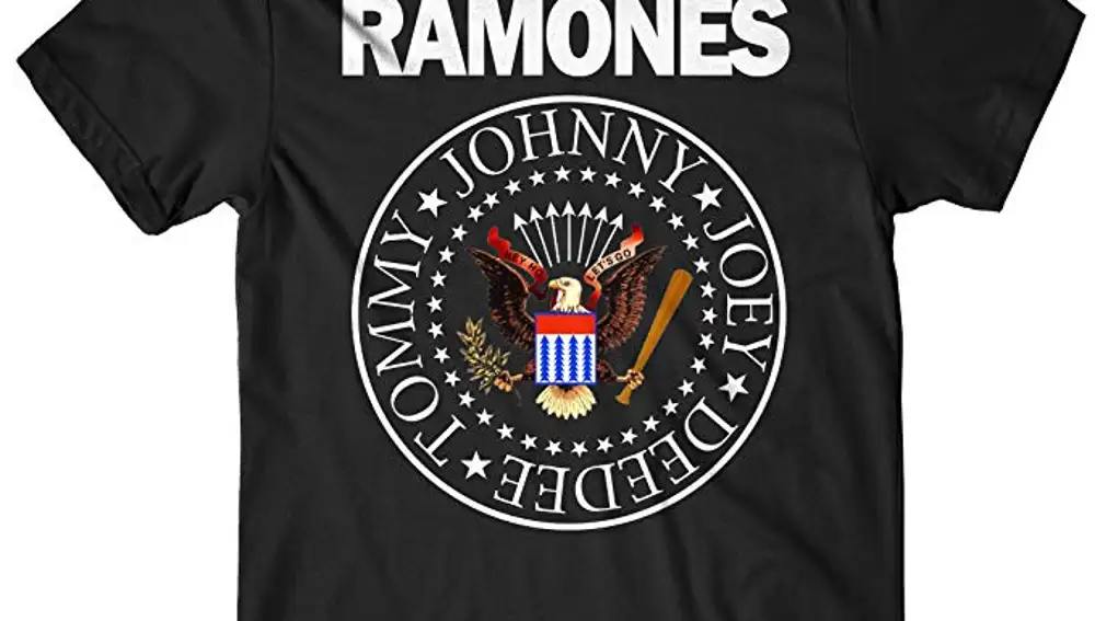 Camiseta de Los Ramones color negro