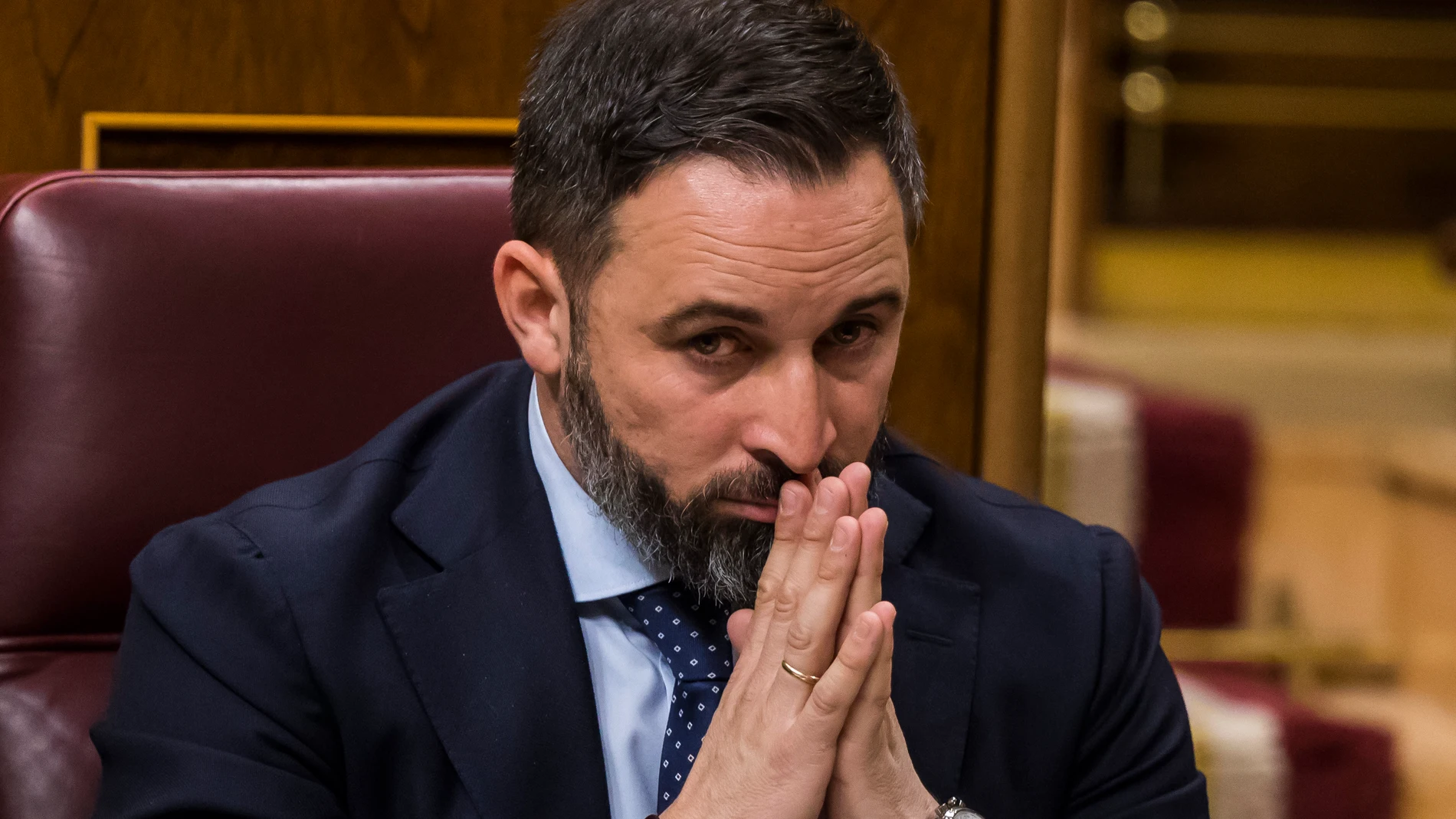 El líder de Vox, Santiago Abascal en el una imagen de archivo, en el Congreso/ © Alberto R. Roldan