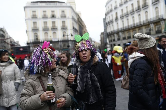 Celebración de las preuvas en la Puerta del Sol de Madrid