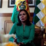 La ministra de Exteriores de Bolivia Karen Longaric