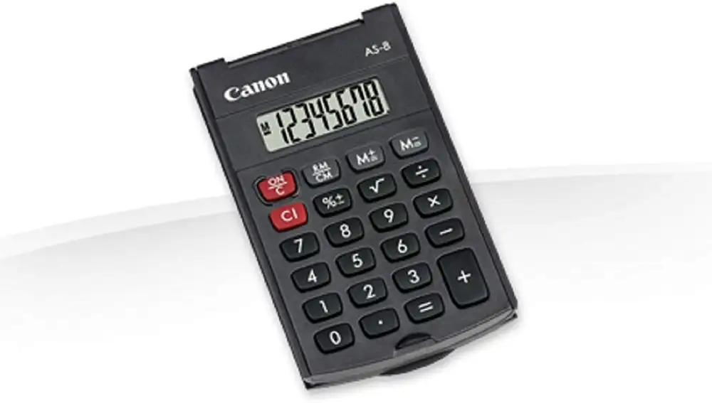 Calculadora de bolsillo sencilla
